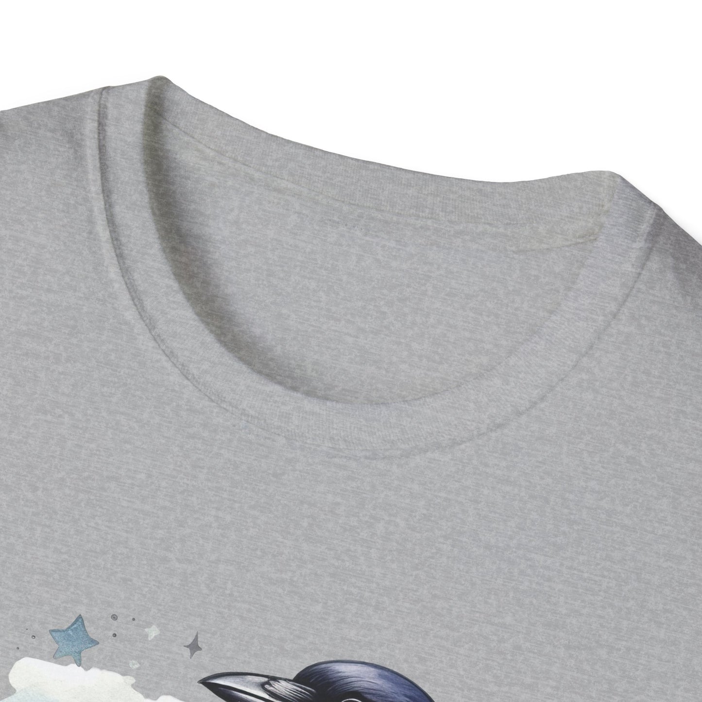 Raven Night Sky T-Shirt — Mystical Crow Graphic Tee