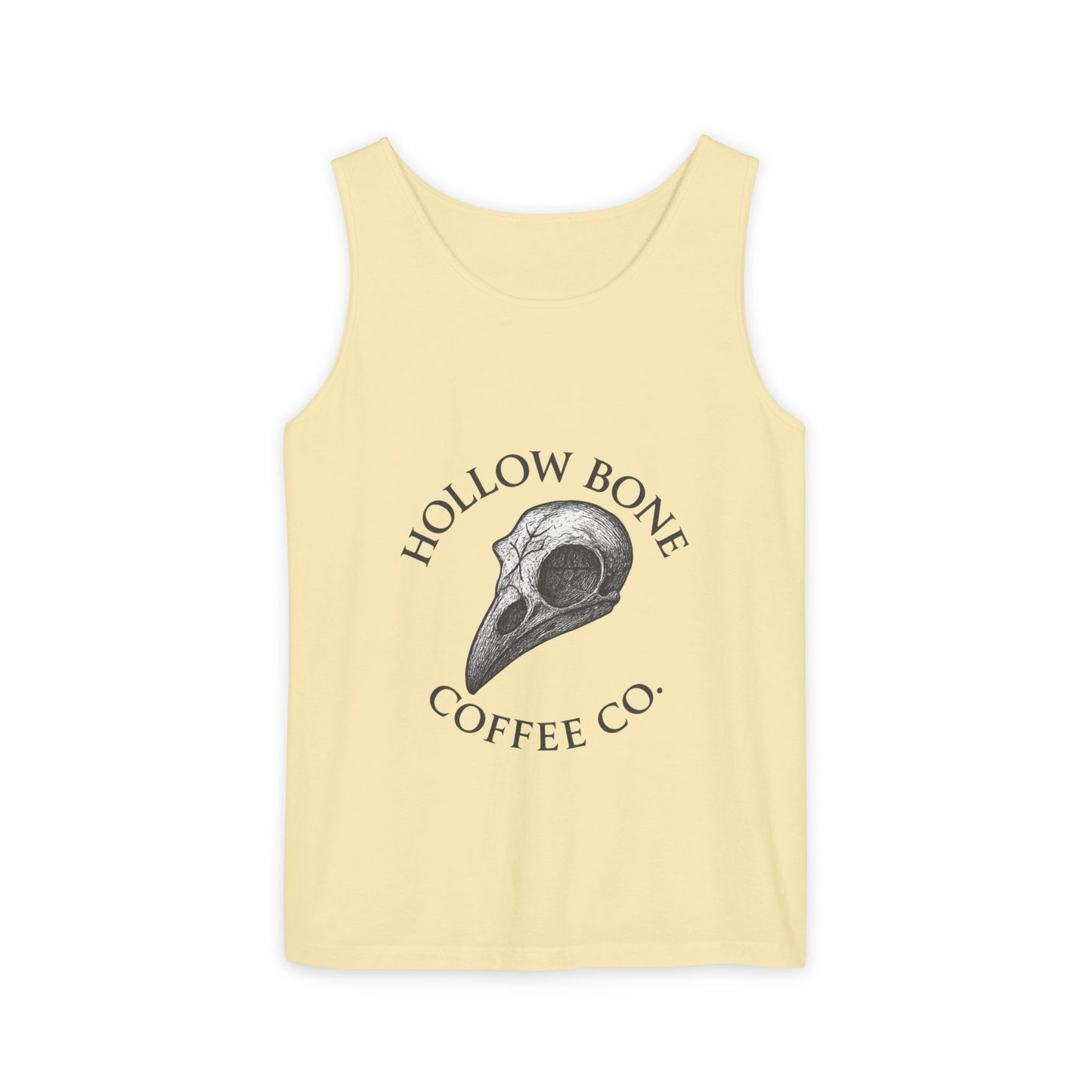 Hollow Bone Coffee Co. Tank Top — Raven Skull Coffee Logo Tank
