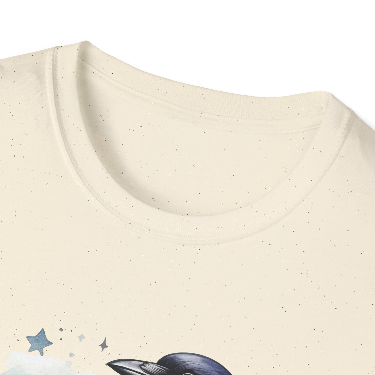 Raven Night Sky T-Shirt — Mystical Crow Graphic Tee